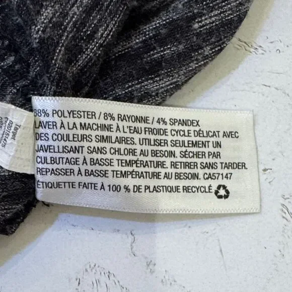 GILLIGAN & O'MALLEY heather gray short sleeve dress drawstring dress XS - Picture 8 of 9